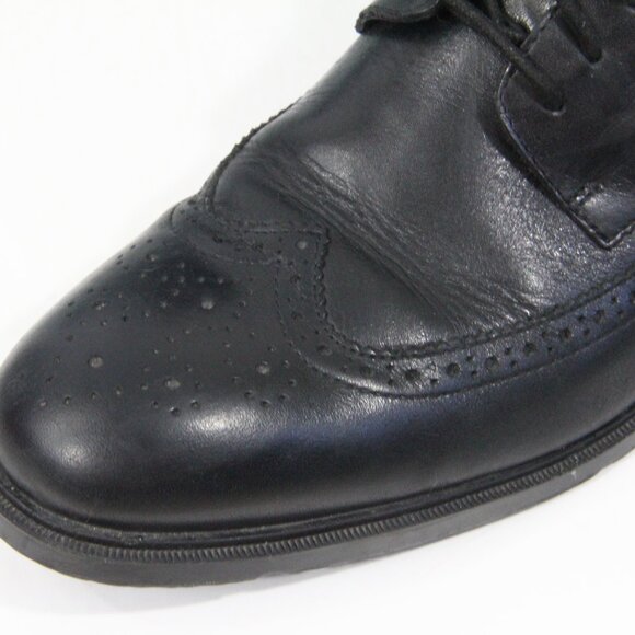 Rockport Mens Black Leather Wingtip Oxford sz 10 Professional Shoes Dress main image 7